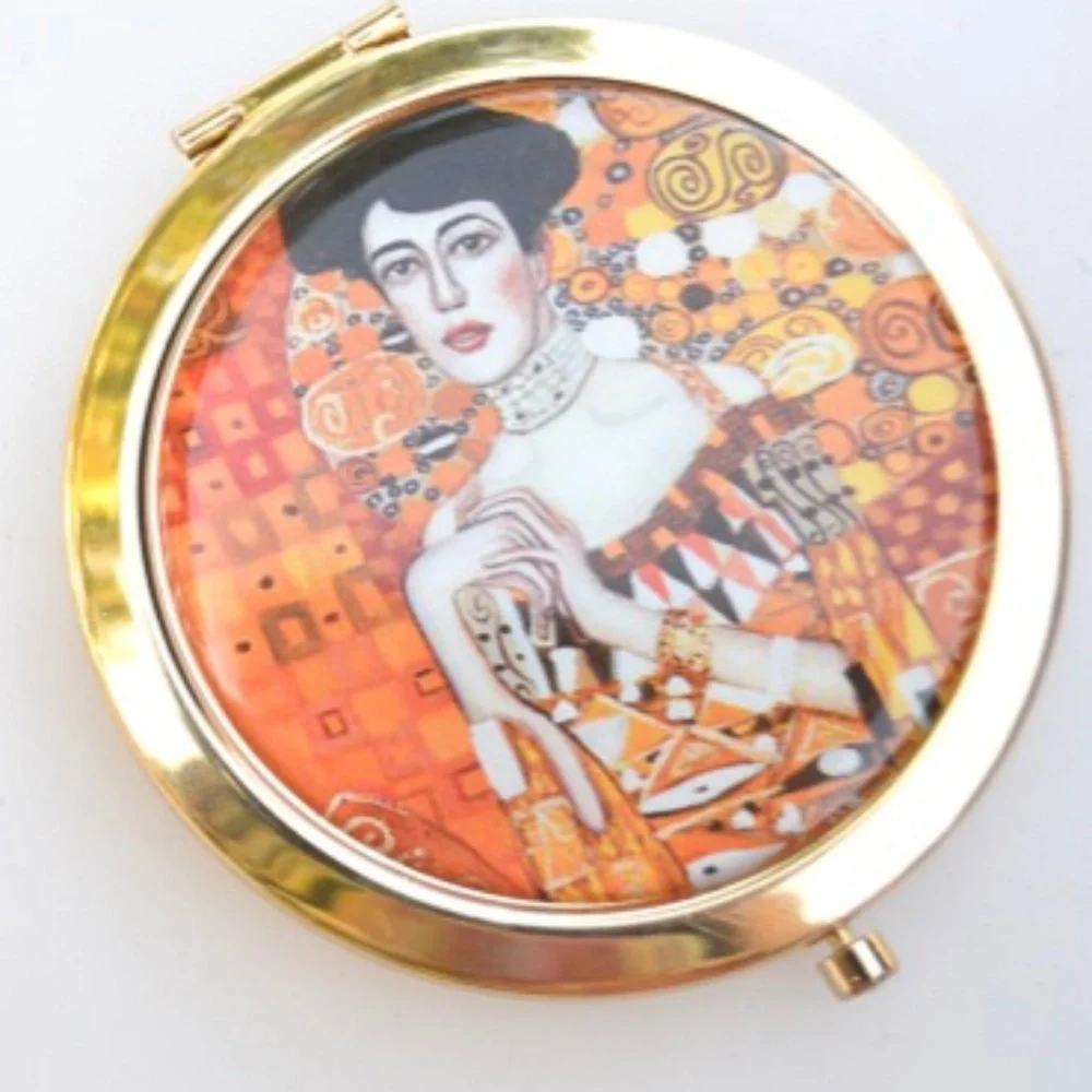 Austrian Artist Gustav Klimt Mirror Compact Vienna Souvenir Fine Art